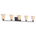 ELK Home - TV0022704 - Five Light Bath Bar - Treme - Espresso