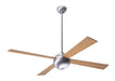 Modern Fan Co - BAL-BA-42-MP-NL-002 - 42 Inch Ceiling Fan - Ball - Brushed Aluminum