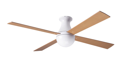 Modern Fan Co - BAL-FM-GW-42-MP-NL-004 - 42 Inch Ceiling Fan - Ball Flush - Gloss White
