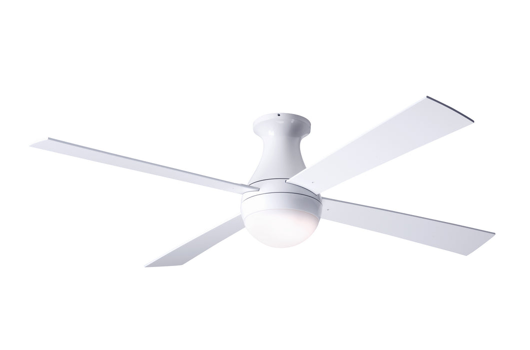 Modern Fan Co - BAL-FM-GW-42-WH-652-002 - 42 Inch Ceiling Fan - Ball Flush - Gloss White
