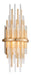 Corbett Lighting - 238-11 - Two Light Wall Sconce - Theory - Gold Leaf W Polished Stainless