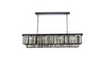Sydney 12 Light Chandelier Matte Black-Linear/Island-Elegant Lighting-Lighting Design Store
