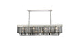 Sydney 12 Light Chandelier Polished Nickel-Linear/Island-Elegant Lighting-Lighting Design Store