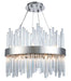 Dallas 14 Light Chandelier Chrome-Mid. Chandeliers-Elegant Lighting-Lighting Design Store