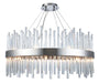 Dallas 18 Light Chandelier Chrome-Mid. Chandeliers-Elegant Lighting-Lighting Design Store