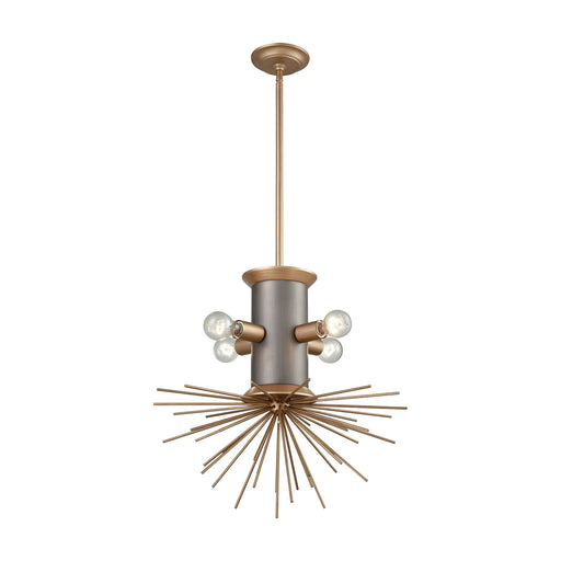 Lucy Spike Four Light Chandelier