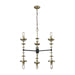 ELK Home - D3603 - Six Light Chandelier - Orion - Antique Gold Leaf