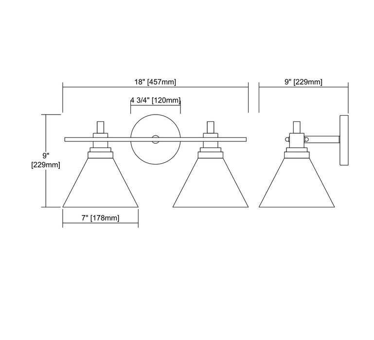 ELK Home - 12401/2 - Two Light Vanity Lamp - Pemberton - Oil Rubbed Bronze