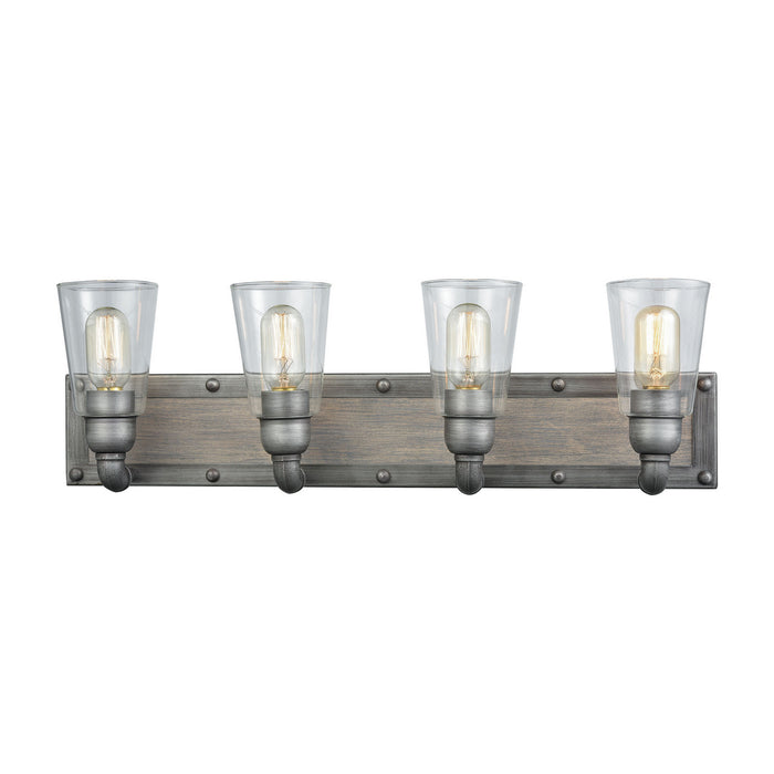 ELK Home - 14473/4 - Four Light Vanity - Platform - Weathered Zinc