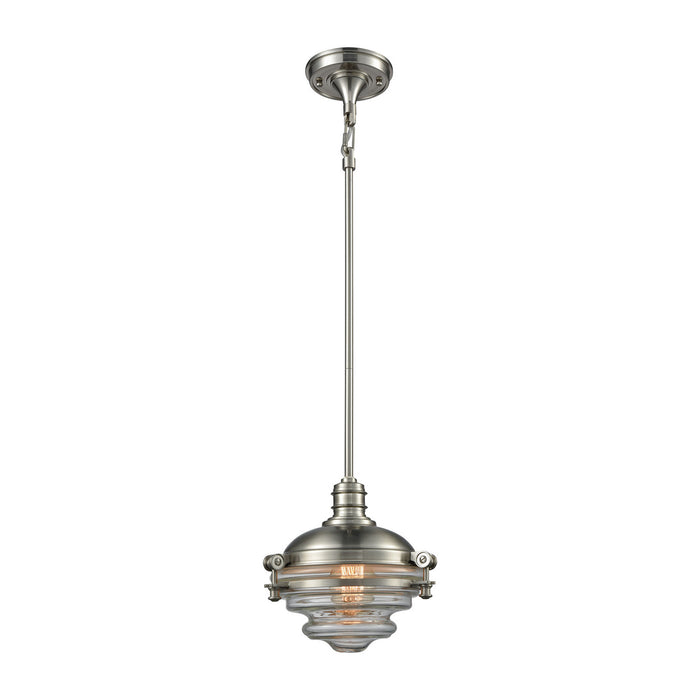 ELK Home - 16061/1 - One Light Mini Pendant - Riley - Satin Nickel