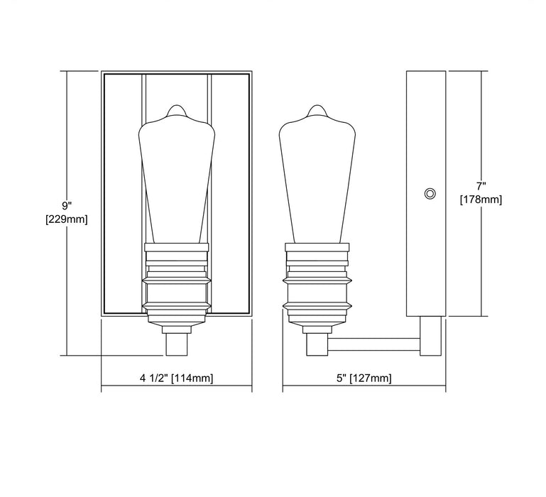 ELK Home - 16430/1 - One Light Vanity Lamp - Brookweiler - Polished Nickel