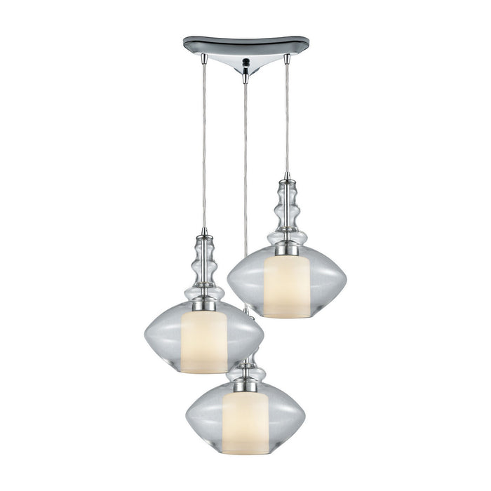 ELK Home - 56500/3 - Three Light Pendant - Alora - Polished Chrome