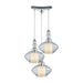 ELK Home - 56500/3 - Three Light Pendant - Alora - Polished Chrome