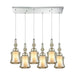 ELK Home - 56502/6RC - Six Light Pendant - Alora - Polished Chrome