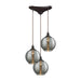 ELK Home - 56550/3 - Three Light Pendant - Ridley - Oil Rubbed Bronze