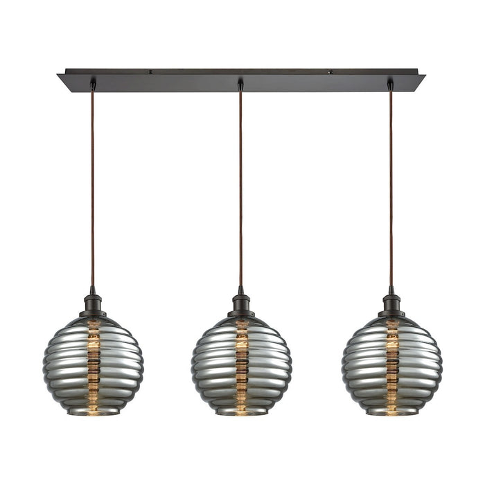 ELK Home - 56550/3LP - Three Light Pendant - Ridley - Oil Rubbed Bronze