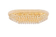 Primo 18 Light Flush Mount Gold-Flush Mounts-Elegant Lighting-Lighting Design Store