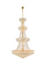 Primo 42 Light Chandelier Gold-Large Chandeliers-Elegant Lighting-Lighting Design Store