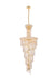 Spiral 22 Light Chandelier Gold-Large Chandeliers-Elegant Lighting-Lighting Design Store