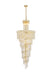 Spiral 28 Light Chandelier Gold-Large Chandeliers-Elegant Lighting-Lighting Design Store