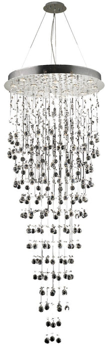 Galaxy 16 Light Chandelier Chrome-Large Chandeliers-Elegant Lighting-Lighting Design Store