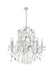 St. Francis 12 Light Chandelier Chrome-Mid. Chandeliers-Elegant Lighting-Lighting Design Store