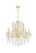 St. Francis 12 Light Chandelier Gold-Mid. Chandeliers-Elegant Lighting-Lighting Design Store