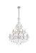 St. Francis 24 Light Chandelier Chrome-Large Chandeliers-Elegant Lighting-Lighting Design Store
