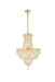 Tranquil 12 Light Pendant Gold-Mini Chandeliers-Elegant Lighting-Lighting Design Store