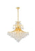 Toureg 15 Light Chandelier Gold-Mid. Chandeliers-Elegant Lighting-Lighting Design Store