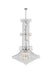 Toureg 20 Light Chandelier Chrome-Large Chandeliers-Elegant Lighting-Lighting Design Store