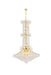 Toureg 20 Light Chandelier Gold-Large Chandeliers-Elegant Lighting-Lighting Design Store