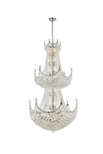 Corona 36 light Chandelier Chrome