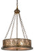 Meyda Tiffany - 50127 - Six Light Inverted Pendant - Mountain Pine - Antique Copper