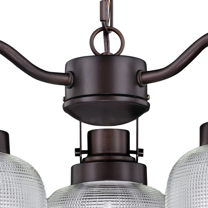 Roland Three Light Mini Chandelier Oil Rubbed Bronze