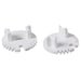 Dainolite Ltd - LD-LPC1-EC - 2pcs Set End Cap for LD-TRK-LPC1 Series - LED - White