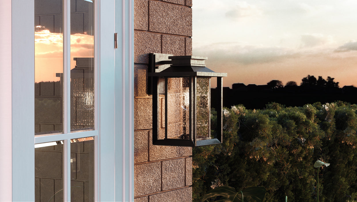Quoizel - WKF8409EK - One Light Outdoor Wall Lantern - Wakefield - Earth Black