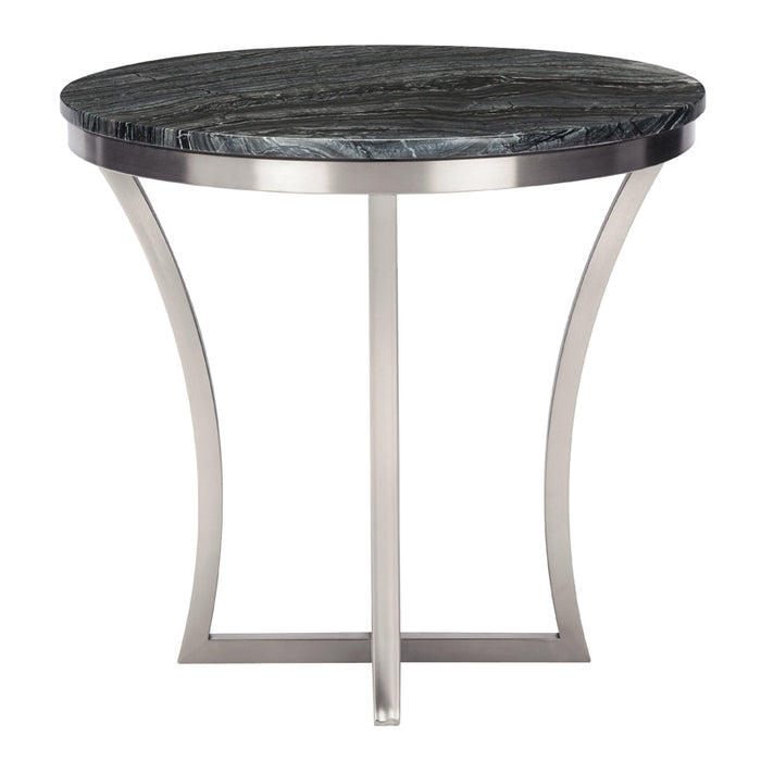 Nuevo - HGNA294 - Side Table - Aurora - Black Wood Vein