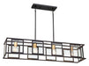 Nuvo Lighting - 60-6417 - Four Light Trestle - Payne - Midnight Bronze