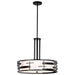 Nuvo Lighting - 60-6435 - Three Light Pendant - Lansing - Midnight Bronze