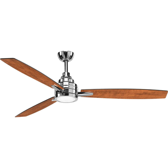 Progress Lighting - P2554-1530K - 60" Ceiling Fan - Gaze - Polished Chrome