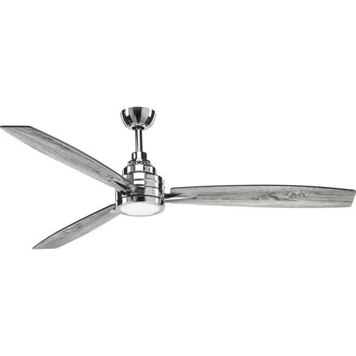Progress Lighting - P2554-1530K - 60" Ceiling Fan - Gaze - Polished Chrome