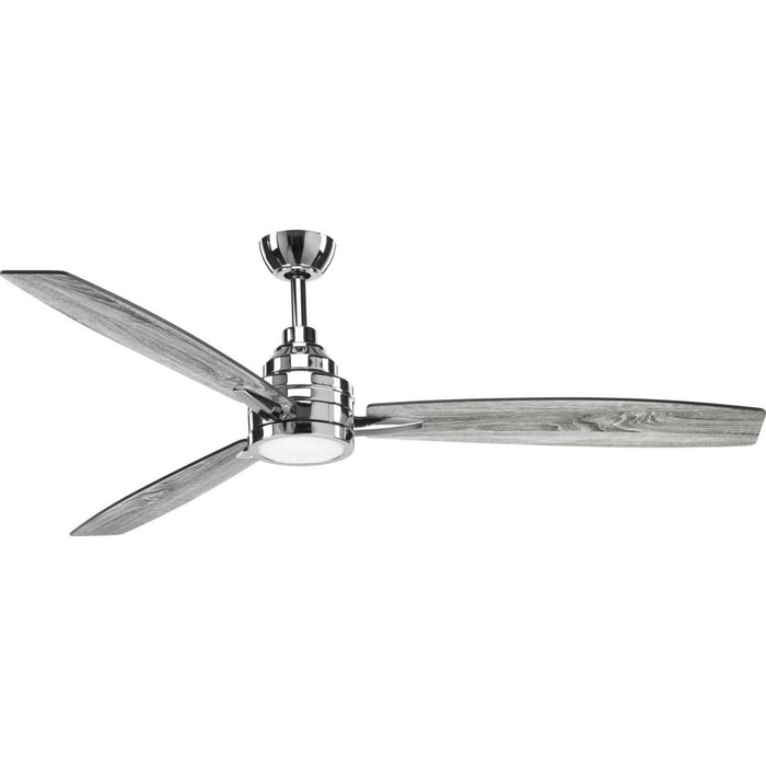 Progress Lighting - P2554-1530K - 60" Ceiling Fan - Gaze - Polished Chrome