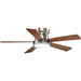 Progress Lighting - P2572-0930K - 52" Ceiling Fan - Vox - Brushed Nickel