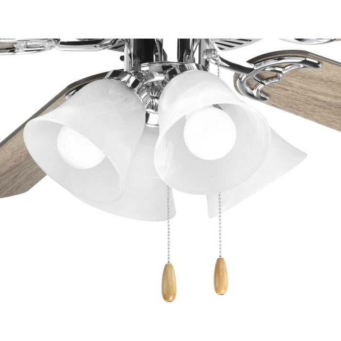 Progress Lighting - P2610-15WB - LED Fan Light Kit - Fan Light Kits - Polished Chrome