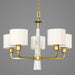 Progress Lighting - P400098-078 - Five Light Chandelier - Palacio - Vintage Gold
