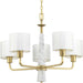 Progress Lighting - P400098-078 - Five Light Chandelier - Palacio - Vintage Gold