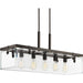 Progress Lighting - P400116-020 - Five Light Island Pendant - Glayse - Antique Bronze