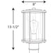 Progress Lighting - P540020-020 - One Light Post Lantern - Gunther - Antique Bronze