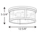Progress Lighting - P550021-020 - Two Light Flush Mount - Gunther - Antique Bronze